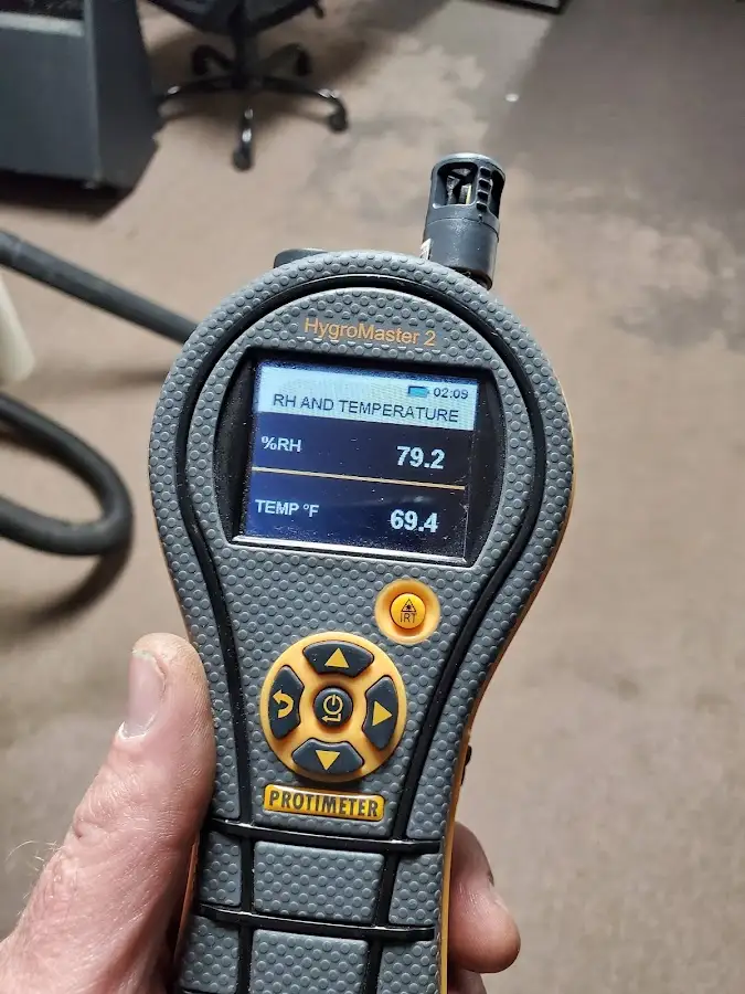 Moisture meter humidity assessment for Fire & Smoke Damage Restoration in Tampa